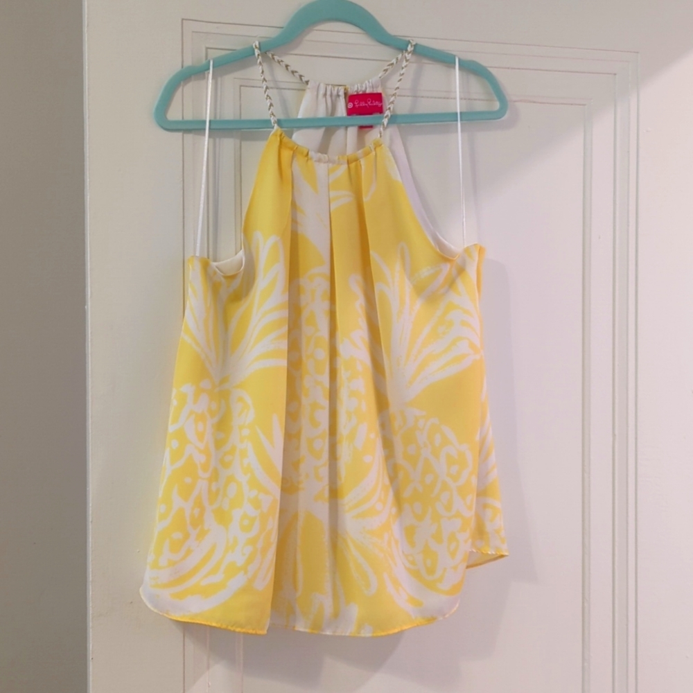 Lilly for Target pineapple haltertop